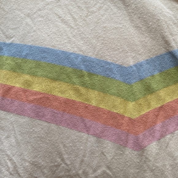 Spiritual Gangster Sweatshirt with Rainbow Stripes Size M - Picture 6 of 7